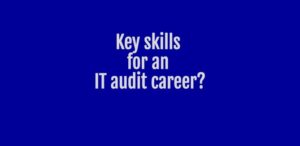 key skills required for an it audit career