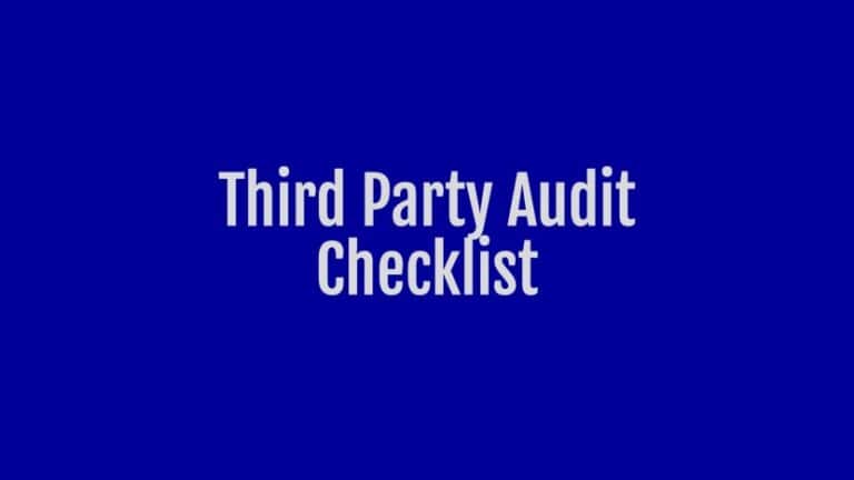 vendor audit checklist key points to consider for effective auditing